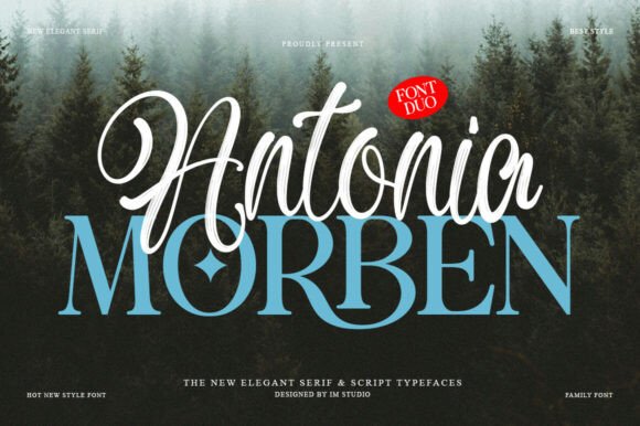 Antonia Morben Duo: A Web Designer’s Font Pick