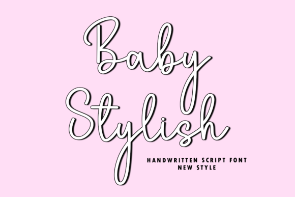 Baby Stylish: A Refined Script Font for Editorial Design