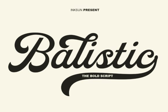 Balistic: A Bold Script Typeface for Modern Branding
