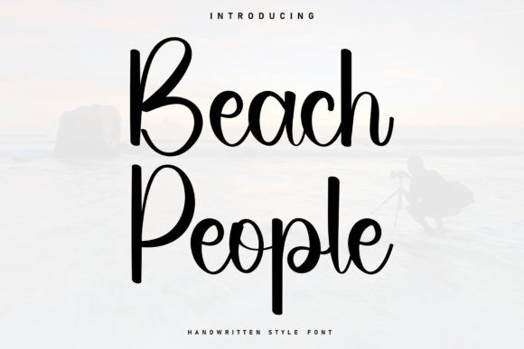 Beach People: A Handwritten Font for Makers