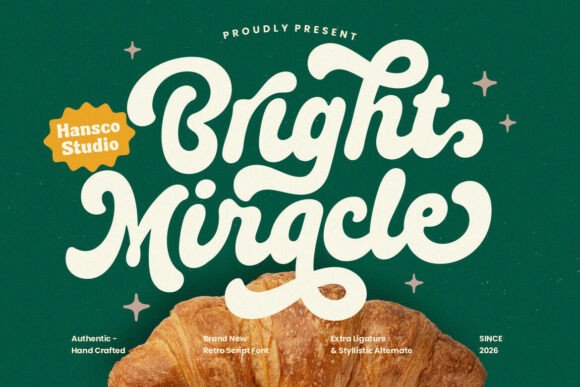 Bright Miracle: The Retro Script Font for Campaigns