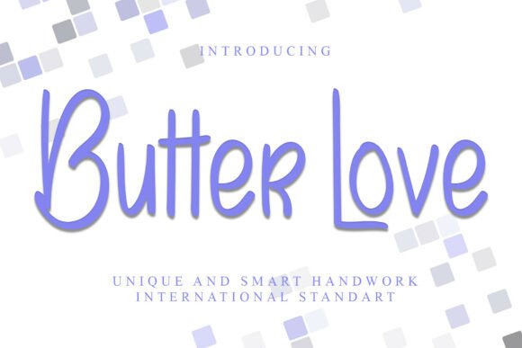Butter Love: A Slim Handwritten Font for Modern Branding