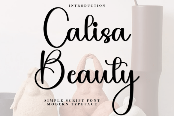 Calisa Beauty: A Festive Script Font for Editorial Design