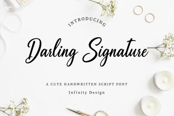 Darling Signature: The Handwritten Font for Marketers