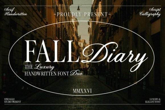 Fall Diary: A Premium Script Font for Web Design