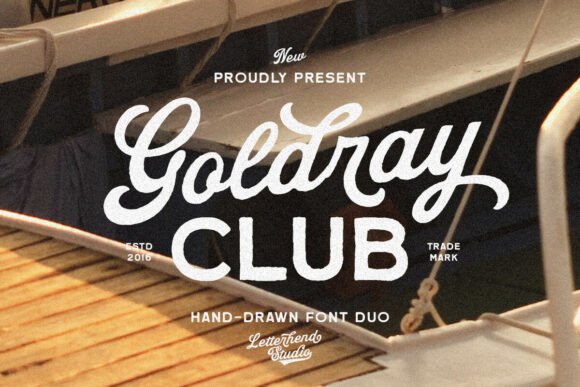 Goldray Club: A Sunny Script Font for Web Design