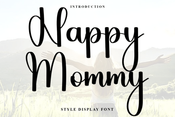 Happy Mommy: A Charming Script Font for Makers
