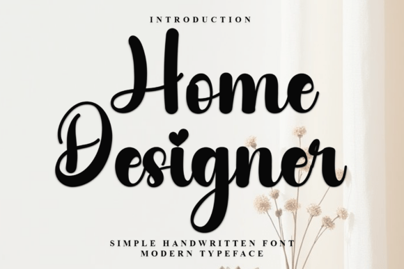 Home Designer: A Festive Typeface for Holiday Branding