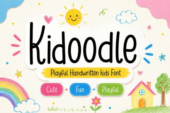 Kidoodle: A Playful Handwritten Font for Web Design