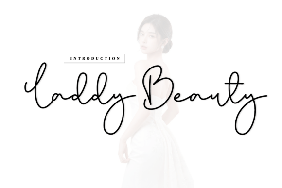 Laddy Beauty: A Script Font for Brand Identity