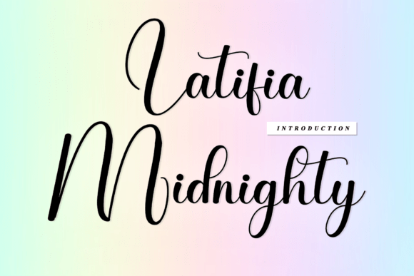 Latifia Midnighty: A Timeless Handwritten Font for Brands