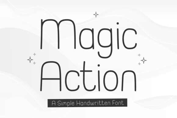 Magic Action: A Versatile Script Font for Campaigns
