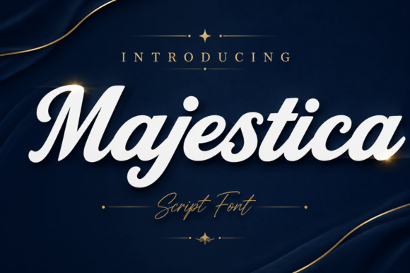 Majestica: A Luxurious Script Font for Crafters
