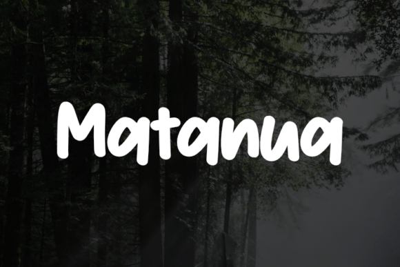 Matanua: The Modern Script Font for Crafters