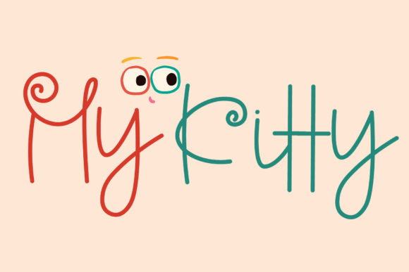 My Kitty: A Rhythmic Script Font for Makers