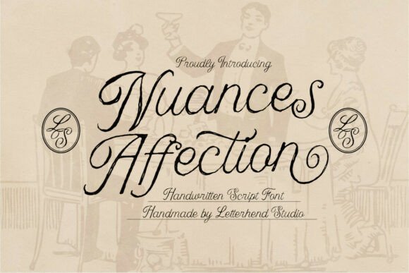 Nuances Affection: A Script Font for Romantic Branding
