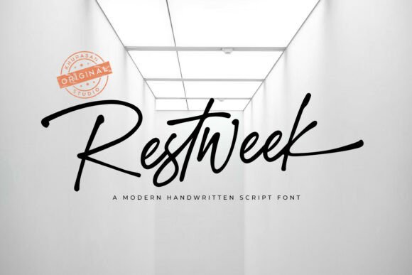 Restweek: A Handwritten Font for Makers
