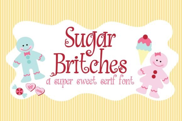Sugar Britches Family: A Whimsical Typeface for Branding