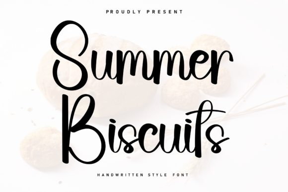 Summer Biscuits: A Sweet Handwritten Font for Makers