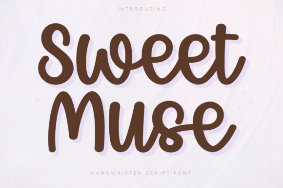 Sweet Muse: A Handwritten Script Font for Makers