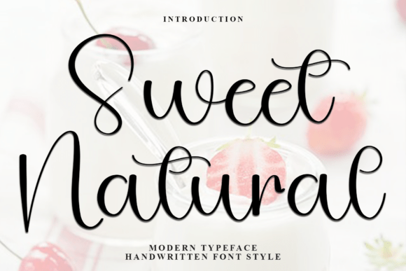 Sweet Natural: A Soft Script Font for Brand Identity
