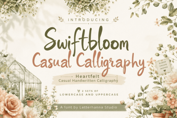 Swiftbloom Typeface for Editorial Design
