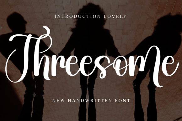 Threesome Font: A Festive Typeface for Holiday Branding