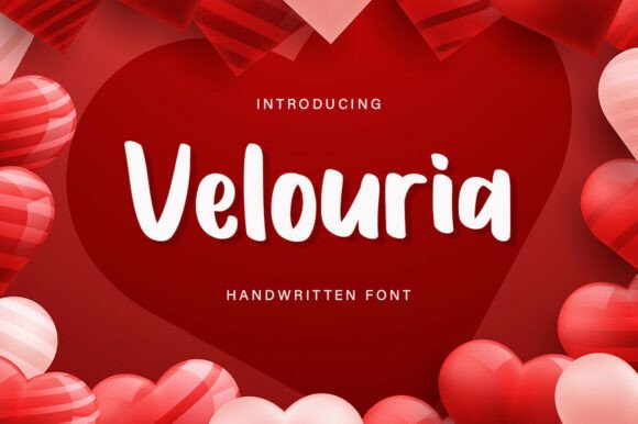 Velouria: A Charming Handwritten Typeface for Editorial Design
