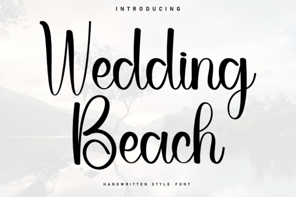 Wedding Beach: A Handwritten Font for Bold Branding
