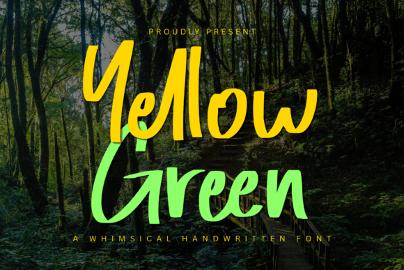Yellow Green Font: A Natural Brush Typeface Review